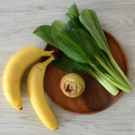 小松菜＆バナナマフィン